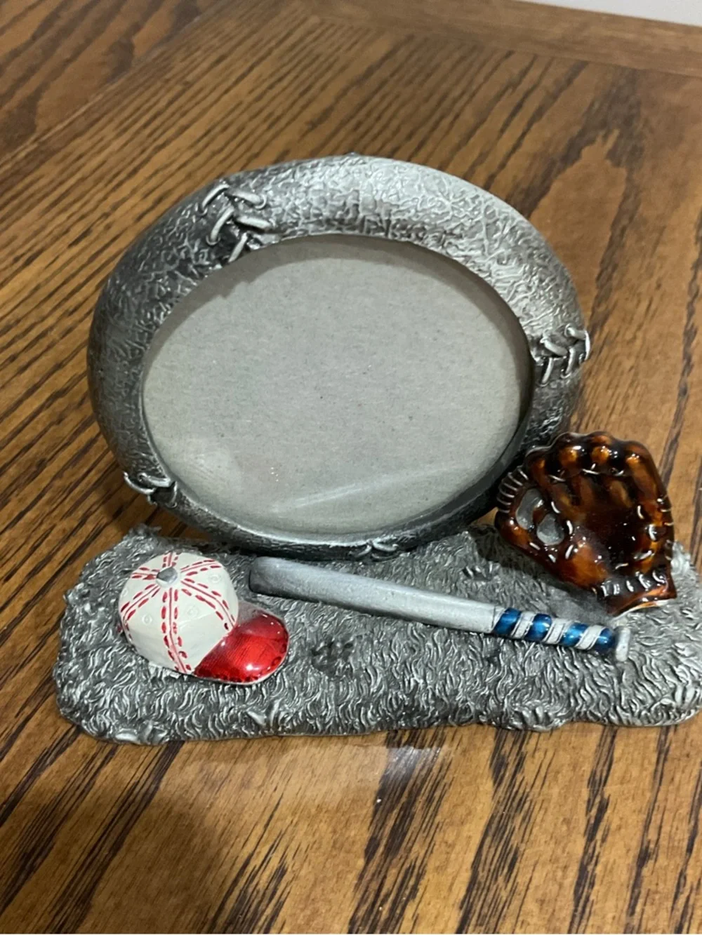 Baseball Photo Frame with Bat, Mitt & Hat + bonus souvenir bat Field of Dreams
